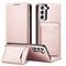 Magnet Card Case for Samsung Galaxy S22 + (S22 Plus) Pouch Wallet Card Holder Pink | Techbox