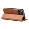 Magnet Fancy Case Case for iPhone 13 Pro Max Pouch Card Wallet Card Holder Brown - Apple Cases - Cases - Techbox