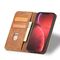 Magnet Fancy Case Case for iPhone 13 Pro Max Pouch Card Wallet Card Holder Brown - Apple Cases - Cases - Techbox