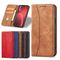 Magnet Fancy Case Case for iPhone 13 Pro Max Pouch Card Wallet Card Holder Brown - Apple Cases - Cases - Techbox