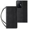 Magnet Strap Case Case for Samsung Galaxy A12 5G Pouch Wallet + Mini Lanyard Pendant Black | Techbox