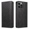 Magnet Strap Case for iPhone 12 Pro Pouch Wallet + Mini Lanyard Pendant Black | Techbox