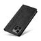 Magnet Strap Case for iPhone 12 Pro Pouch Wallet + Mini Lanyard Pendant Black | Techbox