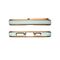 Lighting Color Case for iPhone 12 Pro Max, gel cover with a gold frame, mint | Techbox