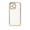 Lighting Color Case for Xiaomi Redmi Note 11 Pro gel cover with gold frame white - Xiaomi Cases - Cases - Techbox