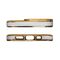 Fashion Case Case for Samsung Galaxy A12 5G Gold Frame Gel Cover White | Techbox
