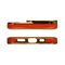 Fashion Case for iPhone 12 Gold Frame Gel Cover Red | Techbox