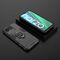 Ring Armor tough hybrid case cover + magnetic holder Realme Narzo 50A black | Techbox