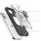 Wozinsky Ring Armor case for iPhone 14 armored cover magnetic holder ring silver | Techbox