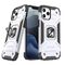 Wozinsky Ring Armor case for iPhone 14 Pro Max armored cover magnetic holder ring silver | Techbox