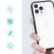 Clear 3in1 case for iPhone 14 Pro Max silicone cover with frame black - Apple Cases - Cases - Techbox