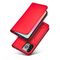 Magnet Card Case case for iPhone 14 Plus flip cover wallet stand red | Techbox