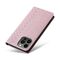 Magnet Strap Case Case for iPhone 14 Plus Flip Wallet Mini Lanyard Stand Pink - Apple Cases - Cases - Techbox