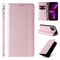 Magnet Strap Case Case for iPhone 14 Pro Flip Wallet Mini Lanyard Stand Pink | Techbox