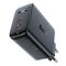 Acefast A29 PD50W GaN (USB-C + USB-C) dual port charger black - Travel Chargers - Smartphone Chargers - Techbox