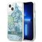 Guess GUHCP13MLFLSN iPhone 13 6.1" green/green hardcase Flower Liquid Glitter | Techbox