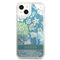 Guess GUHCP13SLFLSN iPhone 13 mini 5.4" green/green hardcase Flower Liquid Glitter | Techbox