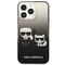 Karl Lagerfeld KLHCP13LTGKCK iPhone 13 Pro / 13 6,1" hardcase czarny/black Gradient Ikonik Karl & Choupette | Techbox