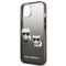 Karl Lagerfeld KLHCP13STGKCK iPhone 13 mini 5,4 "hardcase black / black Gradient Ikonik Karl &amp; Choupette - Apple Cases - Cases - Techbox