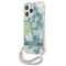 Guess GUHCP13LHFLSN iPhone 13 Pro / 13 6.1" green/green hardcase Flower Strap | Techbox