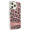 Guess GUHCP13LHSLEOP iPhone 13 Pro / 13 6.1" pink/pink hardcase Leopard | Techbox