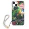 Guess GUHCP13SHFLSB iPhone 13 mini 5,4 "blue / blue hardcase Flower Strap - Apple Cases - Cases - Techbox