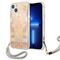 Guess GUHCP13SHFLSD iPhone 13 mini 5.4" gold/gold hardcase Flower Strap | Techbox