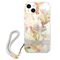 Guess GUHCP13SHFLSU iPhone 13 mini 5.4" purple/purple hardcase Flower Strap | Techbox