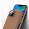 Dux Ducis Grit Leather Case for iPhone 14 Plus Elegant Faux Leather Cover (MagSafe Compatible) Brown | Techbox