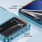 Outer Space Case for Xiaomi Poco X4 Pro 5G cover with a flexible frame blue | Techbox