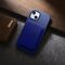 iCarer Litchi Premium Leather Case iPhone 14 Magnetic Leather Case with MagSafe Dark Blue (WMI14220709-DB) - Apple Cases - Cases - Techbox