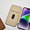 iCarer CE Premium Leather Folio Case iPhone 14 Plus Magnetic Flip Leather Folio Case MagSafe Dark Purple (WMI14220715-DP) - Apple Cases - Cases - Techbox