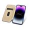 iCarer CE Premium Leather Folio Case iPhone 14 Pro Magnetic Flip Leather Folio Case MagSafe Blue (WMI14220714-BU) - Apple Cases - Cases - Techbox