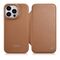 iCarer CE Premium Leather Folio Case iPhone 14 Pro Magnetic Flip Leather Folio Case MagSafe brown (WMI14220714-BN) - Apple Cases - Cases - Techbox
