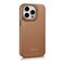 iCarer CE Premium Leather Folio Case iPhone 14 Pro Magnetic Flip Leather Folio Case MagSafe brown (WMI14220714-BN) - Apple Cases - Cases - Techbox