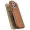 iCarer CE Premium Leather Folio Case iPhone 14 Pro Magnetic Flip Leather Folio Case MagSafe brown (WMI14220714-BN) - Apple Cases - Cases - Techbox