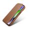 iCarer CE Premium Leather Folio Case iPhone 14 Pro Magnetic Flip Leather Folio Case MagSafe brown (WMI14220714-BN) - Apple Cases - Cases - Techbox