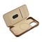 iCarer CE Premium Leather Folio Case iPhone 14 Pro Magnetic Flip Leather Folio Case MagSafe brown (WMI14220714-BN) - Apple Cases - Cases - Techbox