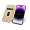 iCarer CE Premium Leather Folio Case iPhone 14 Pro Magnetic Flip Leather Folio Case MagSafe brown (WMI14220714-BN) - Apple Cases - Cases - Techbox