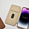 iCarer CE Premium Leather Folio Case iPhone 14 Pro Magnetic Flip Leather Folio Case MagSafe brown (WMI14220714-BN) - Apple Cases - Cases - Techbox