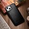 iCarer Leather Oil Wax Genuine Leather Case for iPhone 14 Plus (MagSafe Compatible) Black (WMI14220719-BK) - Apple Cases - Cases - Techbox