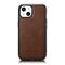 iCarer Leather Oil Wax Genuine Leather Case for iPhone 14 Plus (MagSafe Compatible) Brown (WMI14220719-BN) | Techbox