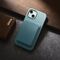 iCarer Litchi Premium Leather Case iPhone 14 Plus Magnetic Leather Case with MagSafe Green (WMI14220711-GN) | Techbox