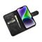 iCarer Oil Wax Wallet Case 2in1 Cover iPhone 14 Plus Anti-RFID Leather Flip Case Black (WMI14220723-BK) - Apple Cases - Cases - Techbox