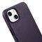 iCarer Case Leather Cover Case for iPhone 14 Plus Dark Purple (MagSafe Compatible) | Techbox