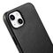 iCarer Case Leather cover for iPhone 14 Plus genuine leather case black (compatible with MagSafe) | Techbox