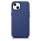 iCarer Case Leather cover for iPhone 14 Plus genuine leather case blue (compatible with MagSafe) | Techbox
