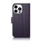 iCarer Wallet Case 2in1 Cover iPhone 14 Pro Anti-RFID Leather Flip Case Dark Purple (WMI14220726-DP) - Apple Cases - Cases - Techbox