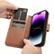 iCarer Wallet Case 2in1 Cover iPhone 14 Pro Max Leather Flip Cover Anti-RFID Brown (WMI14220728-BN) - Apple Cases - Cases - Techbox