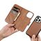 iCarer Wallet Case 2in1 iPhone 14 Pro Leather Flip Case Anti-RFID brown (WMI14220726-BN) - Apple Cases - Cases - Techbox